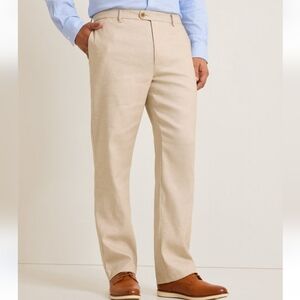 Tommy Bahama Flat Front Linen Khakis Pants